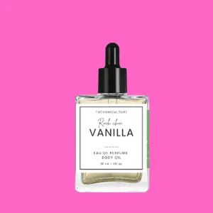 Vanilla- Rich Chic body oil creamy sweet vanilla forward scent profile 1.7oz/50ml Top: Top - Sweet, Creamy, Milky, Dairy Middle - Coumarin, Caramel Bottom - Vanilla scented