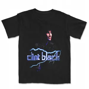 Vintage Clint Black Shirt, Electrified Tour Country Band 90s Tee, Country Music Festival T-Shirt