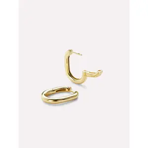 Gold Hoop Earrings - Rox Small