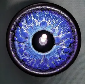 Exquisite Blue Hued Jianzhan Tea Cup with Unique Kiln-Fired Patterns for Enhanced Tea Experience and Artistic Appeal