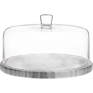 Marble Cake Stand with Dome| Cake with Dome Cake Cover