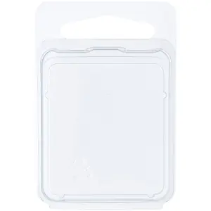 Collecting Warehouse Clear Plastic Clamshell Package / Storage Container, 1.75" H x 1.5625" W x 0.375" D