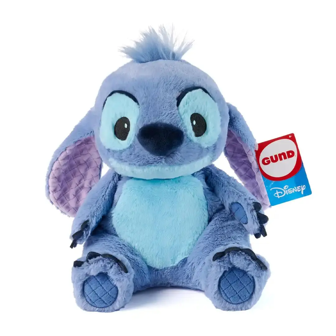 GUND Disney Official Stitch Plush Toy, 12.5 Inches/12.5" Tall, Oh So Snuggly, Embroidered Facial Details, Floppy Body, Machine Washable