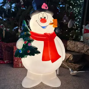 Warner Brothers 23 3/4” Vintage LED Frosty The Snowman Christmas Blow Mold