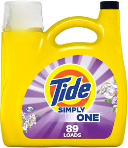 Tide Simply Clean & Fresh Liquid Laundry Detergent, Berry Blossom Scent, 89 loads, 117 fl oz (Packaging May vary)