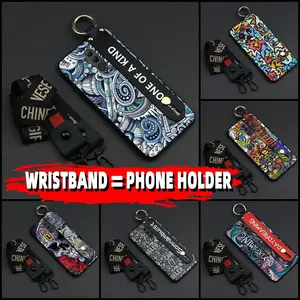 Silicone ring Phone Case For TCL 50XL 5G/50XL Nxtpaper 5G personality Back Cover Dirt-resistant Lanyard Phone Holder protective Kickstand Wrist Strap Anti-knock Wristband Graffiti