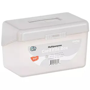 Enday 3" X 5" Index Card File Box