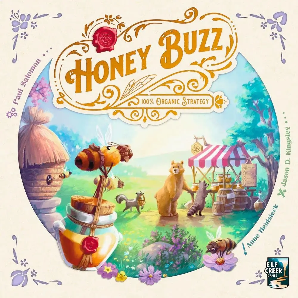 Elf Creek Games - Honey Buzz Board Game (Regular Version)