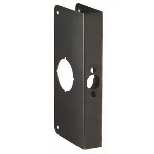 212 MAIN 9 in. Door Reinforcer, Bronze Finish, Door Hardware, Forced Entry Guard, Reinforcement Plate, Door Reinforcement