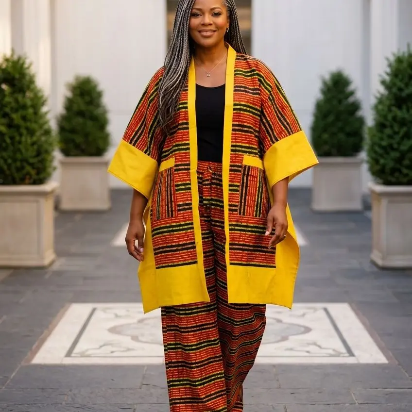 WOMEN KIMONO 2PCS