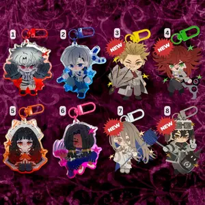 Gachiakuta Acrylic Keychain, gachiakuta charm, gachiakuta keychains, rudo, amo, jabber, zanka, janka, rudo gachiakuta, amo gachiakuta, janka gachiakuta, zanka gachiakuta, jabber wonger, jabber gachiakuta