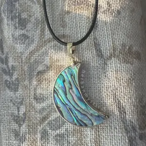 Abalone Moon Shell Pendant