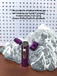 Does not include butane lighter. Four-section detachable design. Available in three colors.