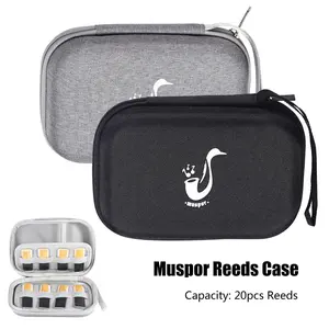 Waterproof reed storage case suitable for saxophone and clarinet reeds (holds 20 reeds)