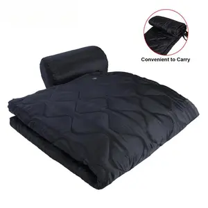 Tactical Poncho Liner Camouflage Water Repellent Woobie Quilted Blanket Suitable for Camping, Shooting Hunting