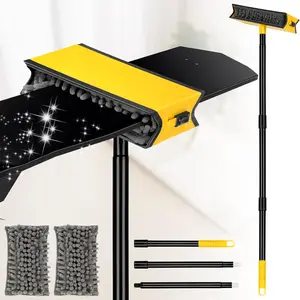 Ceiling Fan Cleaner Duster with Extension Pole, Fan  Cleaner Microfiber Cleaning Tool with  Chenille Mop  for High Ceiling Fan  Blinds Cobweb