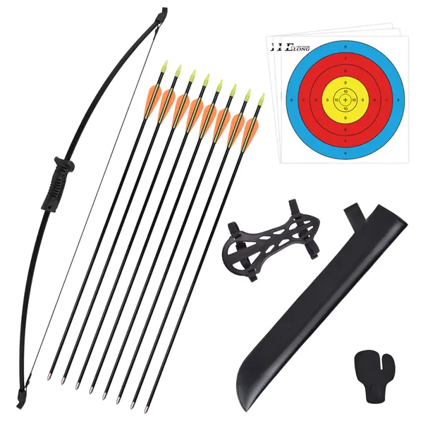 Recurve Bow and Arrow Set Outdoor for Archery Beginner Recurve Bow and Arrow Set Outdoor for Archery Beginner