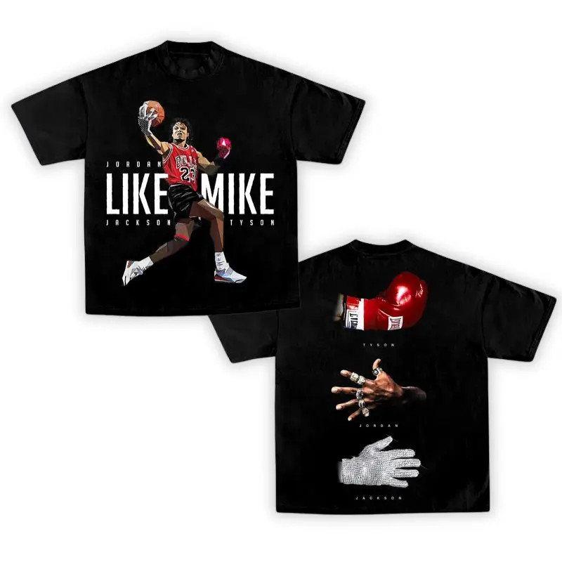 Jordan Tyson Jackson Three of Mike T-Shirt, Vintage Legends Graphic Tee, Retro 90s Bootleg Shirt, Streetwear Top
