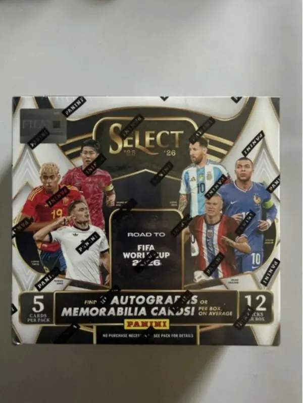 2025-26 Panini Select FIFA World Cup 26 Hobby Box 2025-26 Panini Select FIFA World Cup 26 Hobby Box