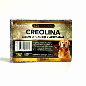 JABÓN DE CREOLINA orgánico y artesanal 100 gramos. Hecho en México  Cleanser Gentle  Cleansing Organic