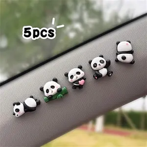 5pcs Panda Shaped Design, Car Decoration Stickers