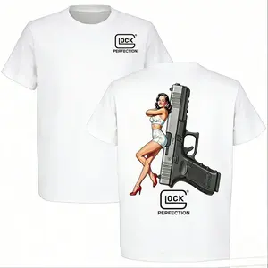Glock Perfect Sexy Women's T-Shirt, gun tactical T-shirt, is an excellent choice for gun enthusiasts, featuring astreetwear, tiktok shop deals, summer outfits, guys gifts, summer clothes, gifts for him, graphic tee, men's shirts, t shirt, clothes for men
