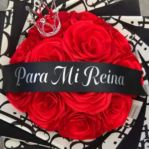 Para Mi Reina Eternal Rose Bouquet Rosas Eternas Decor Decorative Gift arrangement regalo