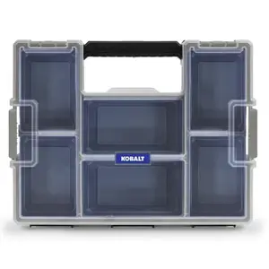 Kobalt Plastic 6-Compartment Small Parts Organizer for Efficient Storage