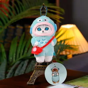 MINISO Mofusand Doll Cross dressing Kuromi Ugly Fish Yugui Dog Backpack Decoration Kitten Fortune Plush Toy Doll