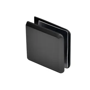 NCYINOX Heavy Duty Solid Brass Beveled Hole-in-Glass Style Glass Clamp