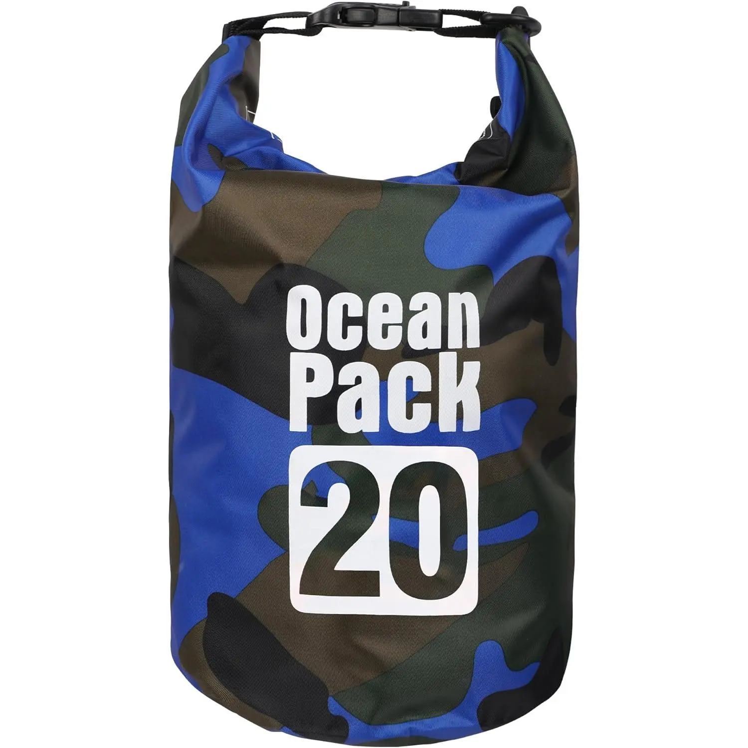 Dry Bag  for Women Men,20L Rolled Lightweight Dry Storage Bag Backpack with Phone Case for Travel,Swimming,Boating, Kayaking,Camping & Beach,Blue