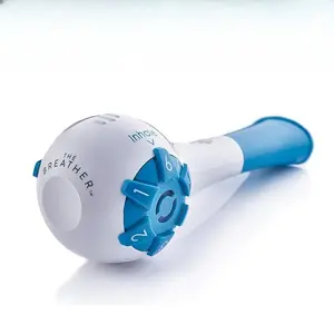 Adjustable Resistance Breathing Exerciser, Lung Capacity & Respiratory Muscle Training Device, Portable Lung Exercise Deep Breathing Trainer For Daily Fitness