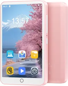 80GB MP3 Player with Bluetooth and WiFi, Oilsky 4.0" IPS Touch Screen MP3 Player with Speaker, Music Player with Spotify, Audible, Amazon Music, Deezer, MP4 Android Music Player Up to 512GB (Pink) Audio Device Digital Lcd Local Noise Usb Wireless USB
