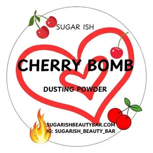 Cherry bomb perfume w/sponge (dusting powder)