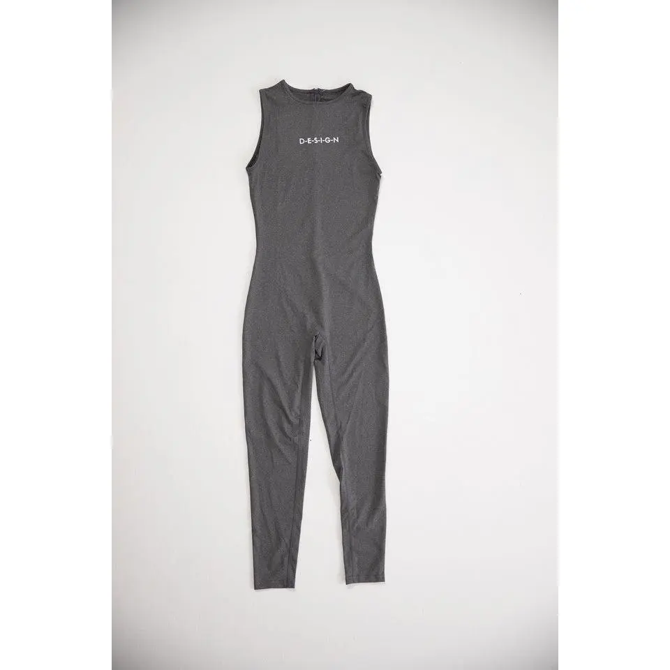 DSN Smokey Grey Cut Off Bodysuit