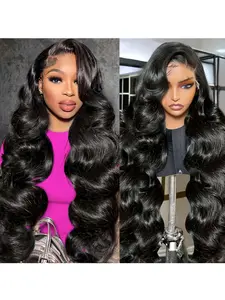 13x4 Body Wave HD Lace Frontal Human Hair Wig, Natural Look & Feel, Comfortable Everyday Wear, Suitable for All Ethnicities, No Maintenance Required, Lace Front Wigs