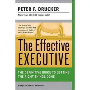 USED-The Effective Executive by Peter F. Drucker (Paperback)