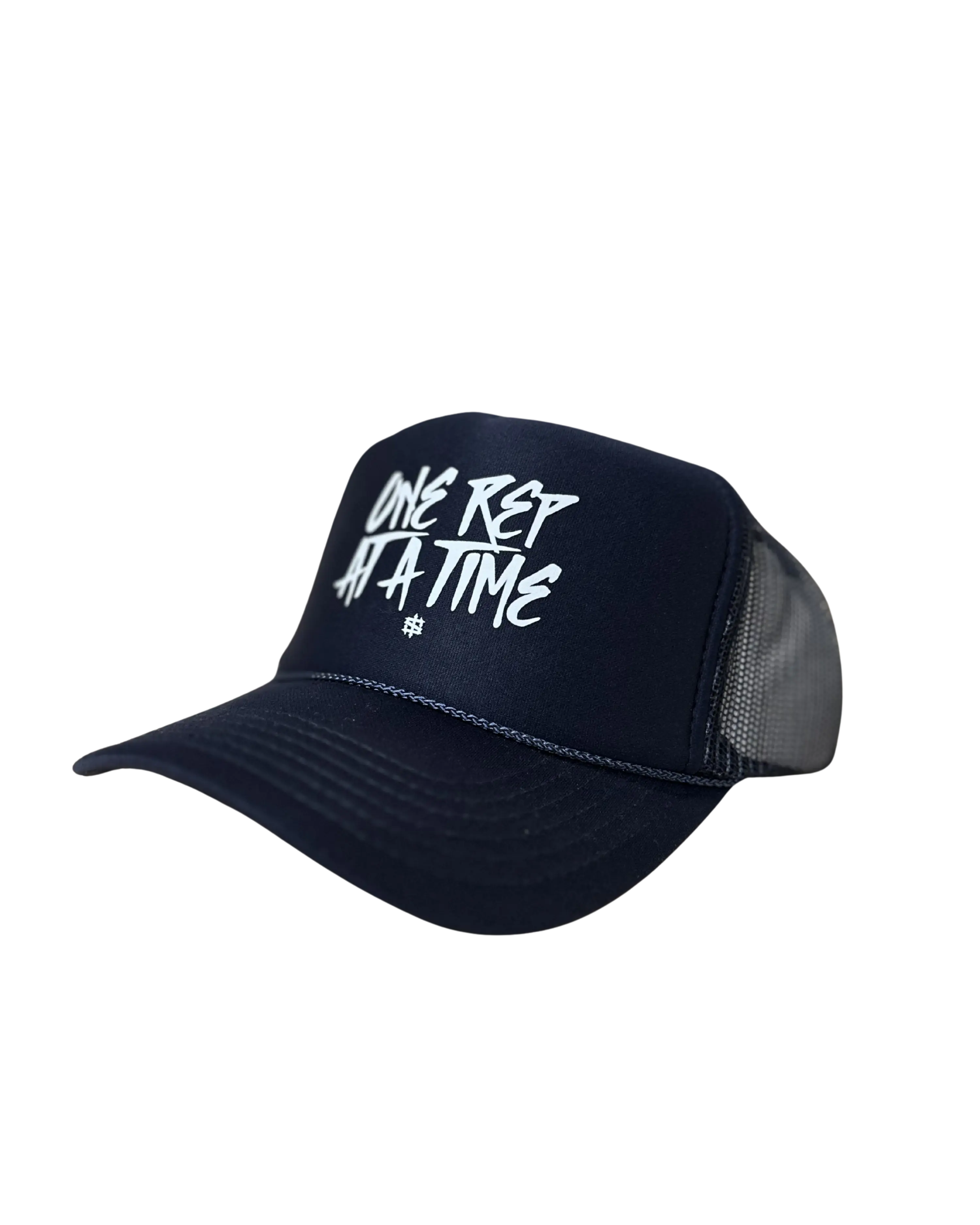 One Rep Foam Trucker (Navy) Snapback Cap Graphic Hat