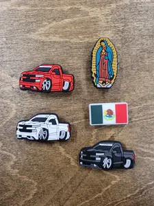 Virgen, Flag, Trucks Shoe Charm Set