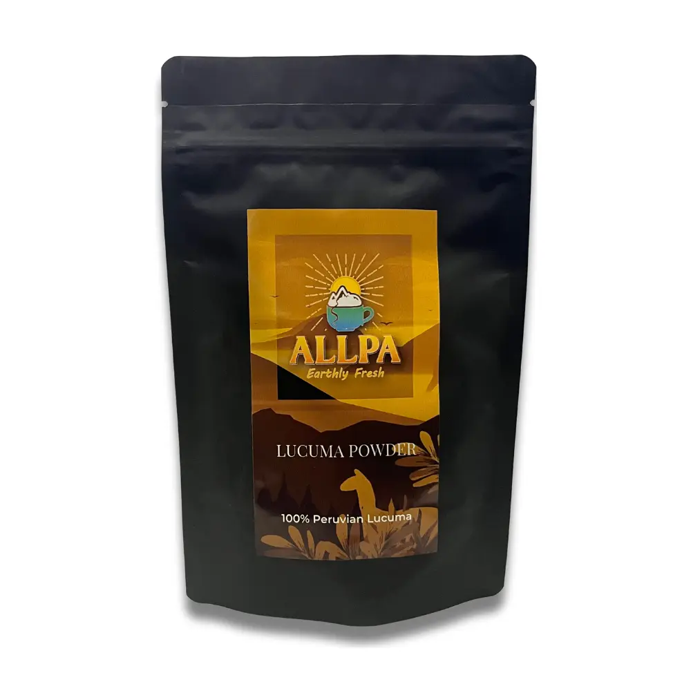 Allpa Organic Peruvian Lucuma Powder 12 oz - Low Glycemic Sweetener for Healthy Diet - Sugar, Beverage