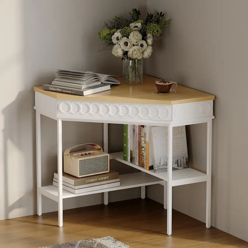 slim fit dress slacks Versatile Wooden Corner Dressing Table with Ample Storage  CharmyDecor
