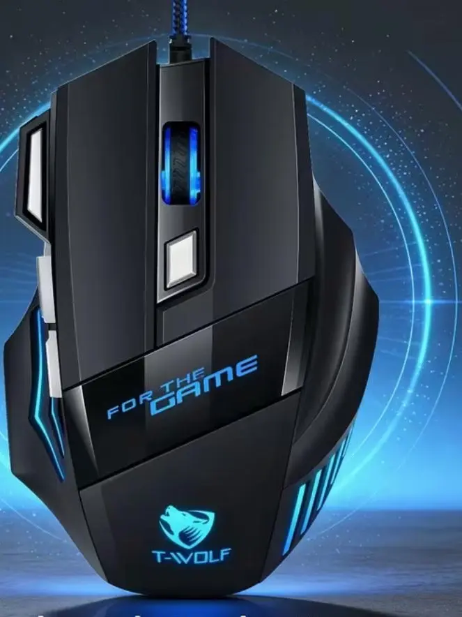 Redragon M602 Wired RGB Gaming Mouse - Black,  7200 Adjustable DPI, 9 Programmable Buttons, Professional Gamer Software