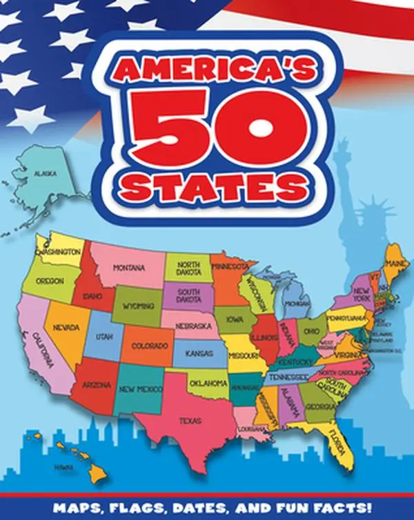 USED-America's 50 States: Maps, Flags, Dates, and Fun Facts! by Flying Frog (Hardcover)