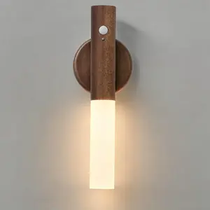 Rechargeable Motion Sensor Wall Sconce Set 2200mAh Wireless Magnetic Night Light 3000K