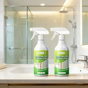 2-Pack Bathroom Cleaner (120ML*2), Odor Eliminator for Freshness, Glass Tile Bathtub Faucet Shower Stain Remover, Home Use