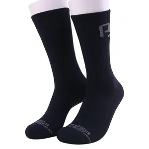 ProStep 2.0 Mid-calf Athletic Sock - Black Ribbed Design for Comfort and Performance