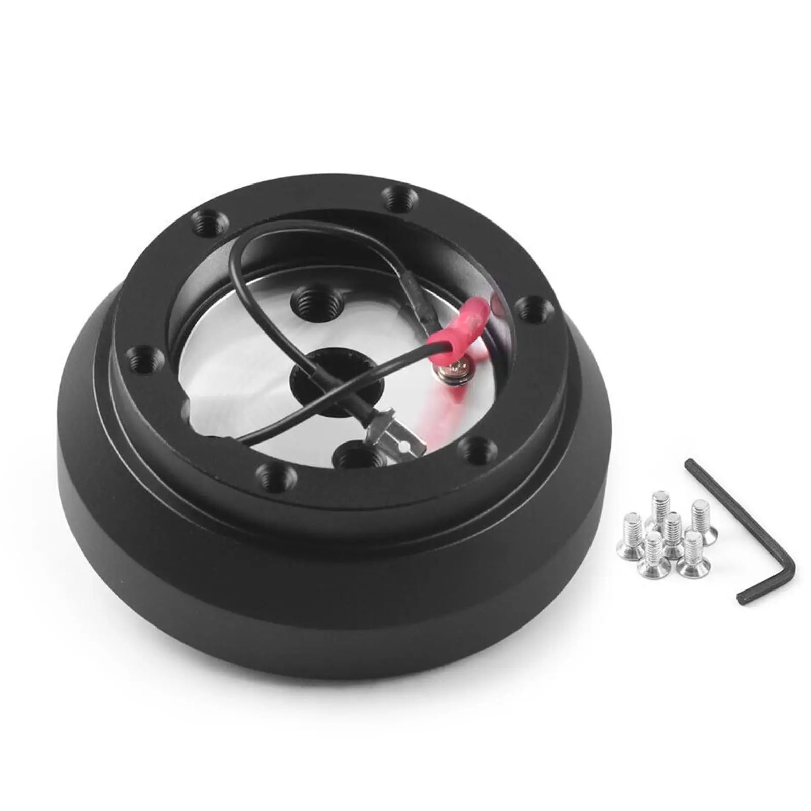 140H Quality Aluminum Short Hub Adapter - 6-Hole Steering Wheel Fit, 70mm Bolt Pattern, Fast Detach, 1-Piece Solid Construction, Quick Removal for Nissan 200X,S13,S14,SR20,KA24,Altima,Maxima,Sentra, 70Mm_bolt