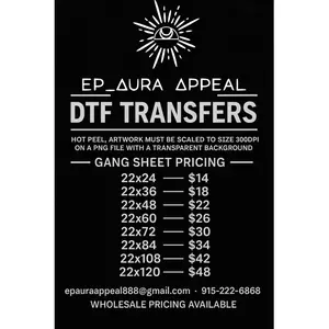 Custom DTF Gang Sheets | Hot Peel