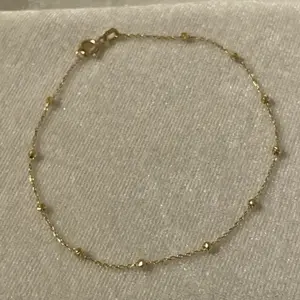 10k gold 7" bracelet