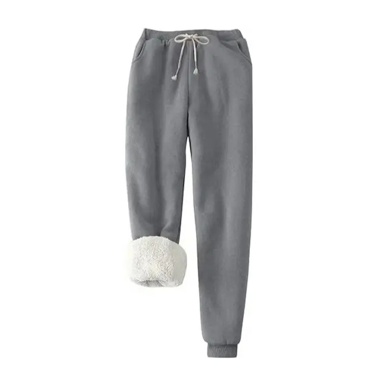 Women's Fleece Lined Thick Fit Ankle Cuff Sweatpants - Winter Warm Indoor Walking Workout Pants (Available in Plus Sizes), Fleece Lined Pants, Ankle Pants
